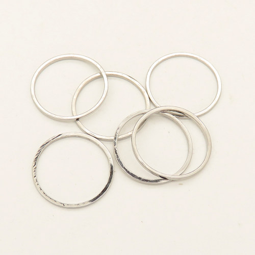 Brass Linking Rings,Circle,Plating White K Gold,18mm,about 0.4g/pc,100 pcs/package,XFJ00110ajvb-L003