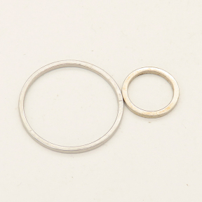 Brass Linking Rings,Circle,Plating White K Gold,18mm,about 0.4g/pc,100 pcs/package,XFJ00110ajvb-L003