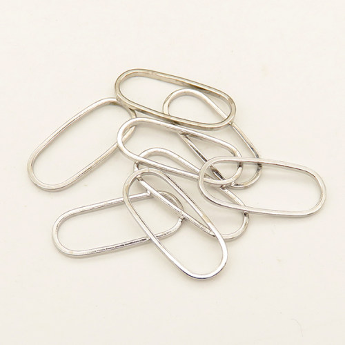 Brass Linking Rings,Rectangle,Plating White K Gold,19*8mm,about 0.3g/pc,100 pcs/package,XFJ00115ajvb-L003