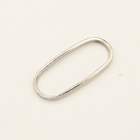 Brass Linking Rings,Rectangle,Plating White K Gold,19*8mm,about 0.3g/pc,100 pcs/package,XFJ00115ajvb-L003
