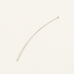Brass Head pins,Round head pin,Plating White K Gold,49mm,Needle:1mm,about 0.15g/pc,500 pcs/package,XFP00065ablb-L003