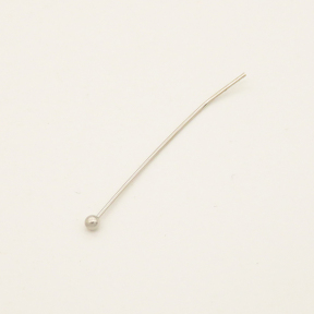 Brass Head pins,Round head pin,Plating White K Gold,29mm,Needle:1mm,about 0.08g/pc,500 pcs/package,XFP00073vail-L003