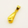 Brass Pinch Bails,Pendant Bails,Plating Gold,24*11mm,Hole:6mm,about 1g/pc,50 pcs/package,XFPB00102bkab-L003