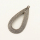 Zinc Alloy Pendant,Drop,Plating Gun black,39*19mm,Hole:2mm,about 1.3g/pc,50 pcs/package,XFPC00665ajvb-L003