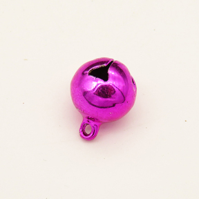 Brass Pendant,Bell Pendant,Electroplating paint,Random mixed color,17*13mm,Hole:2mm,about 1.7g/pc,50 pcs/package,XFPC00673ajvb-L003
