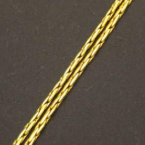 Brass Chain,Boston Chain,Coreana Chains,With Spool,Plating Gold,May Fade,1mm,about 745g/package,100 m/package,XMC00138aaha-L003