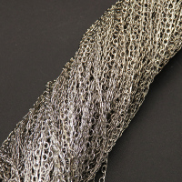 Brass Chain,Cable Chains,Plating White K Gold,May Fade,2mm,about 510g/package,100 m/package,XMC00154aaha-L003