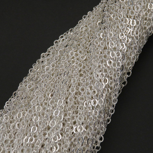Brass Chain,Cable Chains,Plating White K Gold,May Fade,3mm,about 690g/package,100 m/package,XMC00158aaha-L003