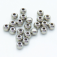 304 Stainless Steel Beads,Round,True color,3x4mm,Hole: 1~1.5mm,about 0.18 g/pc,100 pcs/package,XFF00622avja-G016