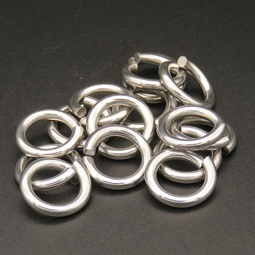 304 Stainless Steel Jump Rings,Closed but unsoldered,True color,3.5x25mm,Inner:18mm,about 5.1 g/pc,10 pcs/package,XFJ00139vbll-066