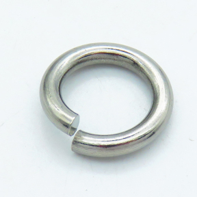 304 Stainless Steel Jump Rings,Closed but unsoldered,True color,3x18mm,Inner:11mm,about 2.6 g/pc,10 pcs/package,XFJ00143aakl-066