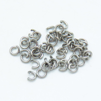 304 Stainless Steel Jump Rings,Open Jump Rings,True color,0.8x4mm,about 0.04 g/pc,10 g/package,XFJ00151aahj-G016