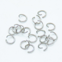304 Stainless Steel Jump Rings,Open Jump Rings,True color,0.6x5mm,about 0.03 g/pc,10 g/package,XFJ00155aaha-G016