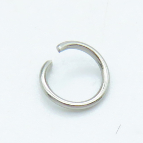 304 Stainless Steel Jump Rings,Open Jump Rings,True color,0.6x5mm,about 0.03 g/pc,10 g/package,XFJ00155aaha-G016