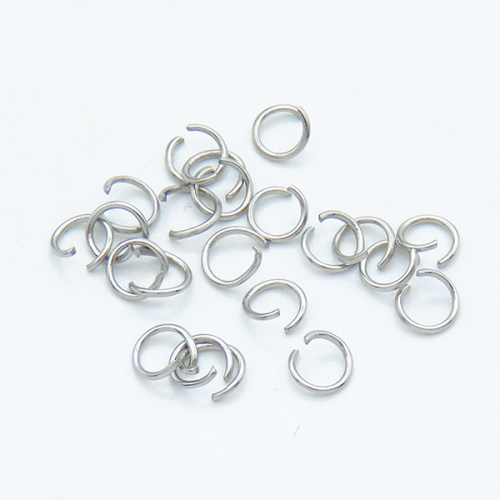 304 Stainless Steel Jump Rings,Open Jump Rings,True color,0.5x4mm,about 0.018 g/pc,5 g/package,XFJ00157vabpb-G016