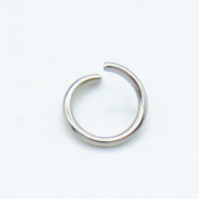 304 Stainless Steel Jump Rings,Open Jump Rings,True color,0.6x6mm,about 0.03 g/pc,10 g/package,XFJ00161aaha-G016