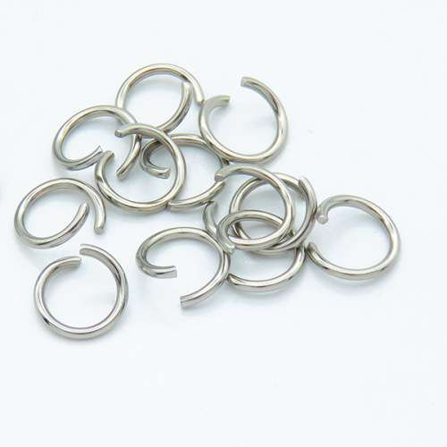 304 Stainless Steel Jump Rings,Open Jump Rings,True color,1x8mm,about 0.13 g/pc,20 g/package,XFJ00163aahm-G016