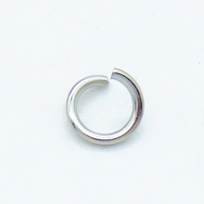 304 Stainless Steel Jump Rings,Open Jump Rings,True color,0.7x5mm,about 0.04 g/pc,10 g/package,XFJ00167aaha-G016