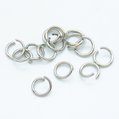 304 Stainless Steel Jump Rings,Open Jump Rings,True color,0.6x4mm,about 0.025 g/pc,5 g/package,XFJ00169vabmb-G016