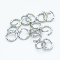 304 Stainless Steel Jump Rings,Open Jump Rings,True color,1.2x9mm,about 0.114 g/pc,20 g/package,XFJ00190aahm-G025