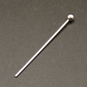 304 Stainless Steel Head pins,Ball Head Pins,True color,0.7x2.5x30mm,about 0.15 g/pc,50 pcs/package,XFP00121ablb-G016