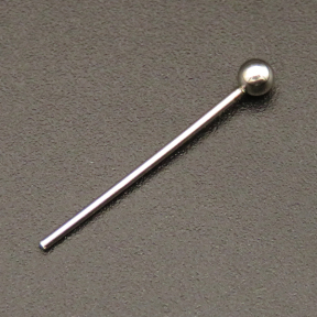 304 Stainless Steel Head pins,Ball Head Pins,True color,0.7x2.5x20mm,about 0.12 g/pc,50 pcs/package,XFP00125ablb-G016