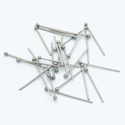 304 Stainless Steel Head pins,Ball Head Pins,True color,0.7x2x15mm,about 0.07 g/pc,50 pcs/package,XFP00129ablb-G016