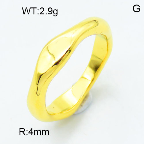 316 Stainless Steel Casting Rings,High quality handmade polishing,Flat Oval,Vacuum plating 18K gold,4mm,about 2.9 g/pc,1 pc/package,3R2000473vbpb-066