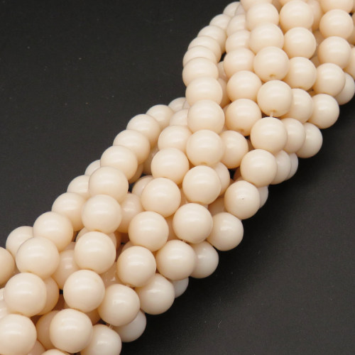 Imitation Jade Glass Beads,Round,Dyed,Beige,4mm,Hole:0.5mm,about 100pcs/strand,about 10g/strand,10 strands/package,XBG00467vaia-L004 