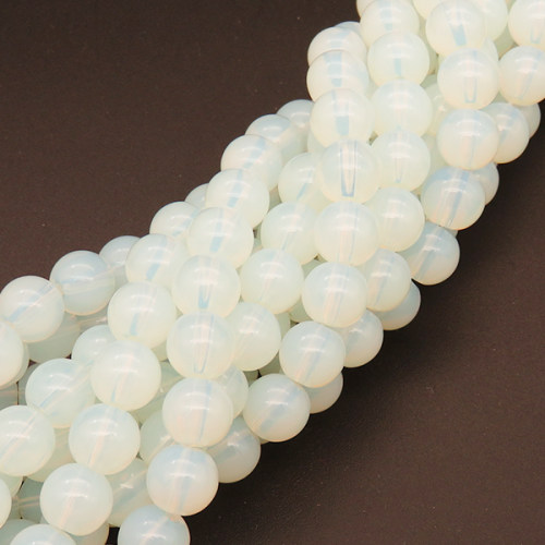 Imitation Jade Glass Beads,Round,Dyed,White,4mm,Hole:0.5mm,about 100pcs/strand,about 10g/strand,10 strands/package,XBG00470vaia-L004 