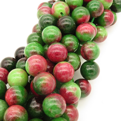 Natural Alabaster,Round,Dyed,Colorful,16mm,Hole:2mm,about 24pcs/strand,about 120g/strand,5 strands/package,15"(38cm),XBGB03117vhov-L001
