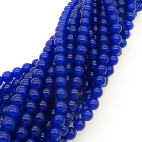 Natural Alabaster,Round,Dyed,Dark blue,12mm,Hole:1.2mm,about 32pcs/strand,about 80g/strand,5 strands/package,15"(38cm),XBGB03205bhia-L001