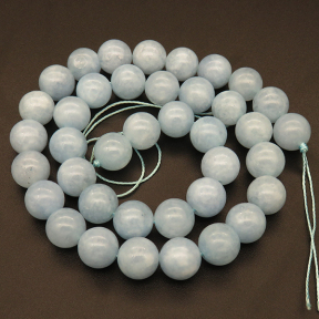 Natural Alabaster,Round,Dyed,Light sky blue,12mm,Hole:1.2mm,about 32pcs/strand,about 80g/strand,5 strands/package,15"(38cm),XBGB03214bhia-L001