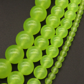 Natural Alabaster,Round,Dyed,Green,12mm,Hole:1.2mm,about 32pcs/strand,about 80g/strand,5 strands/package,15"(38cm),XBGB03217bhia-L001