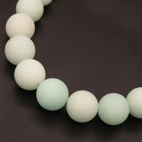 Natural Alabaster,Round,Frosted,Dyed,Cyan-blue,12mm,Hole:1mm,about 32pcs/strand,about 80g/strand,5 strands/package,15"(38cm),XBGB03223bhia-L001