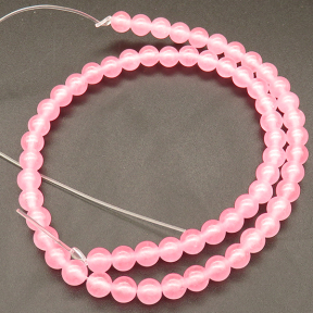 Natural Alabaster,Round,Dyed,Dark pink,10mm,Hole:1mm,about 38pcs/strand,about 55g/strand,5 strands/package,15"(38cm),XBGB03229vbnb-L001