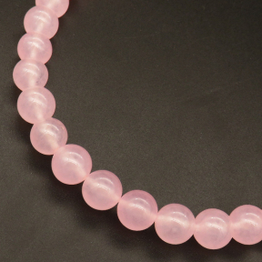 Natural Alabaster,Round,Dyed,Pink,10mm,Hole:1mm,about 38pcs/strand,about 55g/strand,5 strands/package,15"(38cm),XBGB03250vbnb-L001