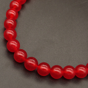 Natural Alabaster,Round,Dyed,Wine red,6mm,Hole:0.8mm,about 63pcs/strand,about 22g/strand,5 strands/package,15"(38cm),XBGB03253baka-L001