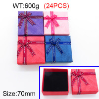 Carton & Sponge,Cardboard  Box, Butterfly Box,Mixed Color,Size:70mm,about 600g/package,24 pcs/package  3G0000215aioo-705