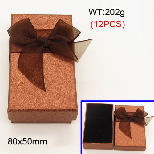 Carton & Sponge,Cardboard Box,Butterfly Square Box,Brown,80x50mm,about 202g/package,12 pcs/package  3G00127vhmo-258
