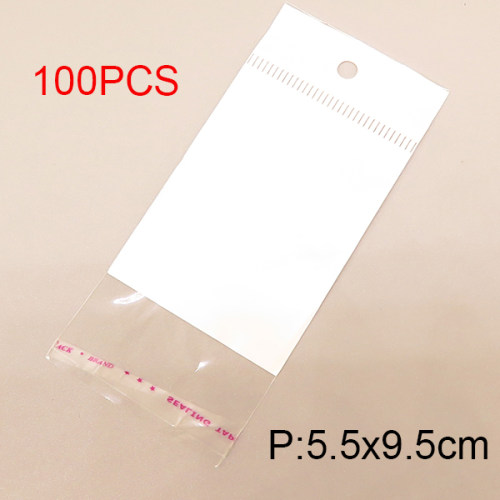 Plastic,Plastic Packing Bag,White,5.5x9.5cm,about 30g/package,100 pcs/package  6PS300356aaho-715