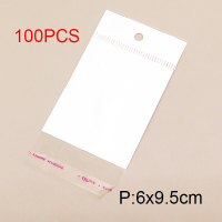 Plastic,Plastic Packing Bag,White,6x9.5cm,about 32g/package,100 pcs/package  6PS300357vaia-715