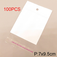 Plastic,Plastic Packing Bag,White,7x9.5cm,about 35g/package,100 pcs/package  6PS300358vaii-715