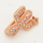 Brass Micro Pave Cubic Zirconia Slide Charms,Cactus,Rose Golden,10x14mm,Hole:2x10mm,about 1 g/pc,5 pcs/package,XFB00223aajl-L002