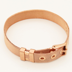 Brass Bracelet Making,Watch Belt,Golden,20x10mm,about 15.5g/pc,5 pcs/package,XFB00292vbnl-L002