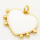 Brass Enamel Pendant,Heart,Golden,White,16x20mm,Hole:3mm,about 2g/pc,5 pcs/package,XFPC00282avja-L002