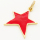 Brass Micro Pave Cubic Zirconia Enamel Pendant,Star,Golden,Red,32x30mm,Hole:6x4mm,about 4g/pc,5 pcs/package,XFPC00299aakl-L002