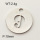304 Stainless Steel Pendant,Disc Digit 9,True Color,D:19mm,about 2.4g/package,1 pc/package,3AC300295vaam-368