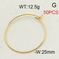 304 Stainless Steel Ear Ring Accessories,Steel Wire Ring,Vacuum Plating Gold,W:25mm

,about 12.5g/package,50 pcs/package,6AC300250bhjl-474