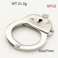 304 Stainless Steel  Handcuffs Clasps,Ring Buckle,..